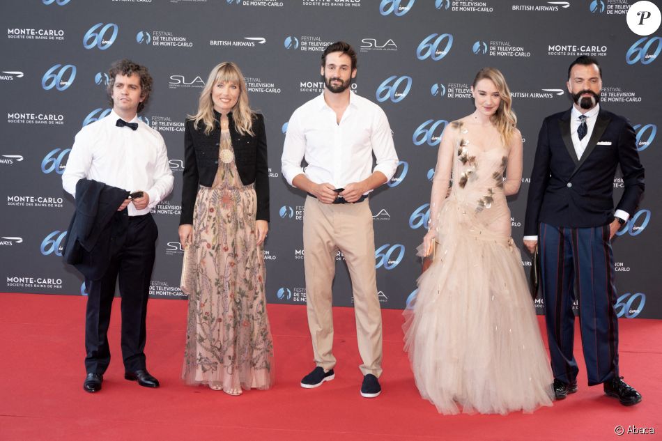 Bruno Sanches, Melanie Page, Guillaume Labbe, Deborah Francois et Julien Fournie - 60e festival de la Télévision de Monte-Carlo, le vendredi 18 juin 2021 à Monaco. @ David Niviere/ABACAPRESS.
