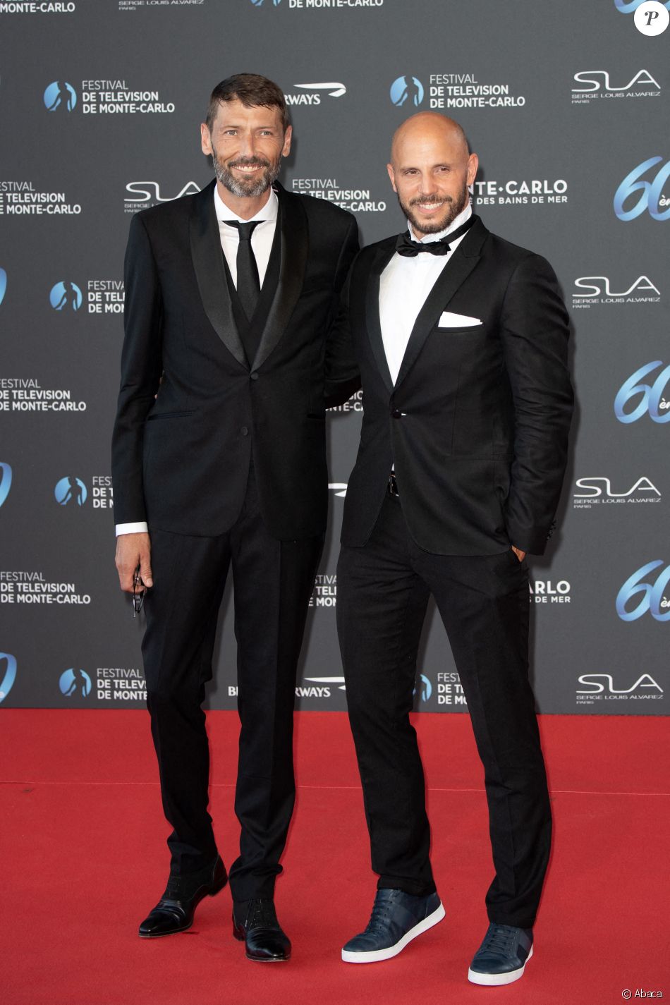 Laurent Kerusore et David Ban- 60e festival de la Télévision de Monte-Carlo, le vendredi 18 juin 2021 à Monaco. @ David Niviere/ABACAPRESS.COM