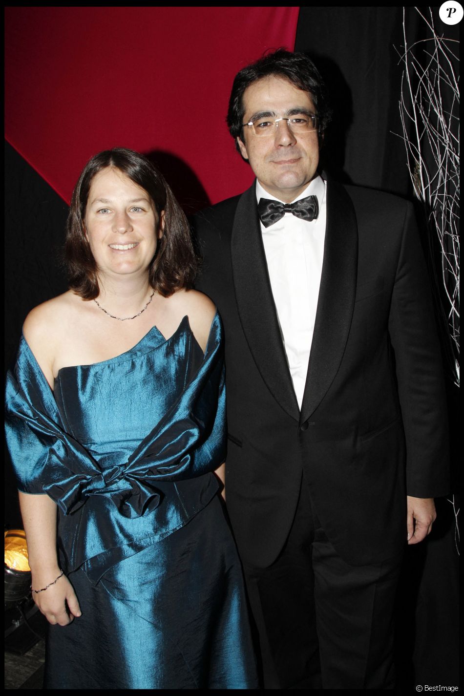 Darius Rochebin et sa femme Marie en 2012.