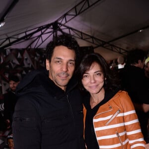 Tomer Sisley et sa femme Sandra Sisley au premier goûter des étoiles au profit de l'association AMSAK à l'Orangerie au Jardin d'acclimatation à Paris, France, le 1er mars 2020. © Rachid Bellak/Bestimage