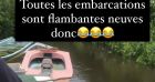 Tomer et Sandra Sisley découvrent leur embarcation...