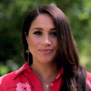 Meghan Markle - Vidéo pré-enregistrée pour le concert caritatif "Vax Live" en faveur de la vaccination contre le Coronavirus (COVID-19) à Los Angeles. Le 8 mai 2021.