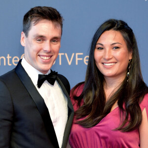 Louis et Marie Ducruet lors du photocall de la cérémonie des Nymphes d'Or du 60ème festival de télévision de Monte Carlo au Grimaldi Forum à Monaco le 22 juin 2021. © Bruno Bebert / Bestimage