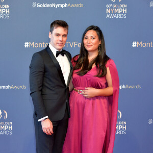 Louis et Marie Ducruet lors du photocall de la cérémonie des Nymphes d'Or du 60ème festival de télévision de Monte Carlo au Grimaldi Forum à Monaco © Bruno Bebert / Bestimage