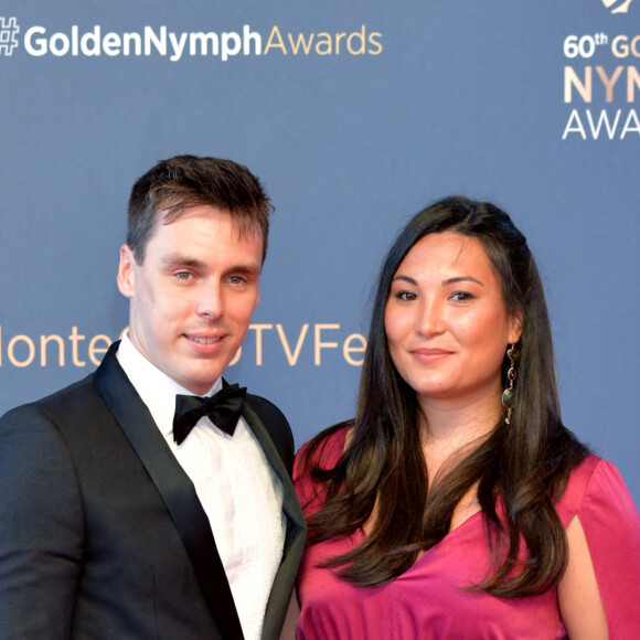 Louis et Marie Ducruet lors du photocall de la cérémonie des Nymphes d'Or du 60ème festival de télévision de Monte Carlo au Grimaldi Forum à Monaco © Bruno Bebert / Bestimage