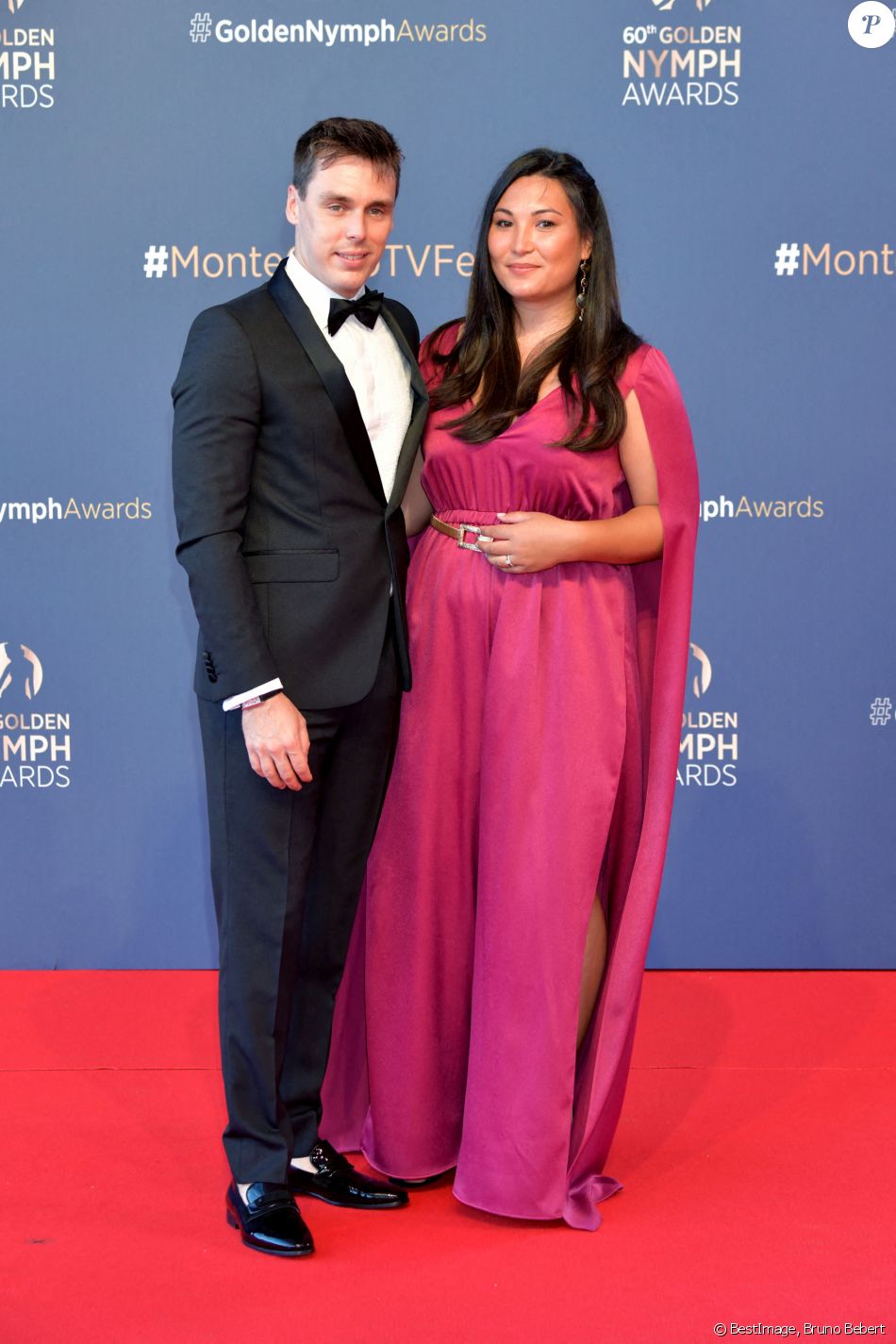 Louis et Marie Ducruet lors du photocall de la cérémonie des Nymphes d'Or du 60ème festival de télévision de Monte Carlo au Grimaldi Forum à Monaco © Bruno Bebert / Bestimage