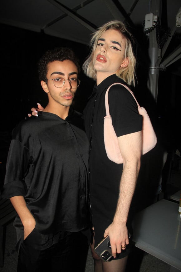 Exclusif - Bilal Hassani et Lucas Dorable - Soirée Hot Spot au Centre Georges Pompidou à Paris © Baldini/Bestimage