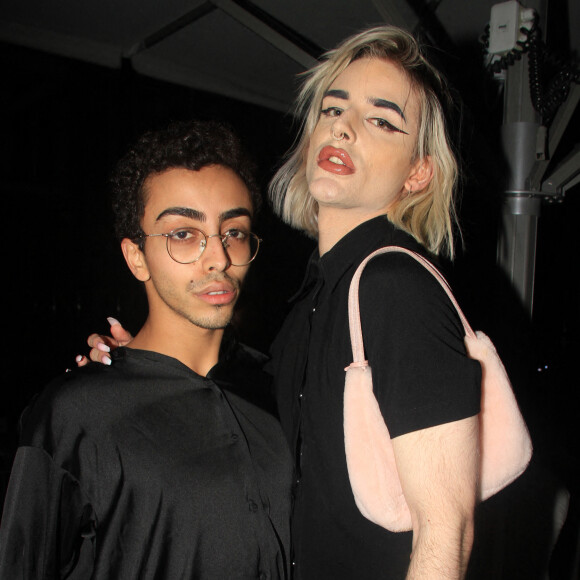 Exclusif - Bilal Hassani et Lucas Dorable - Soirée Hot Spot au Centre Georges Pompidou à Paris © Baldini/Bestimage