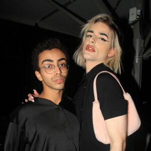 Exclusif - Bilal Hassani et Lucas Dorable - Soirée Hot Spot au Centre Georges Pompidou à Paris, le 21 juin 2021. © Baldini/Bestimage