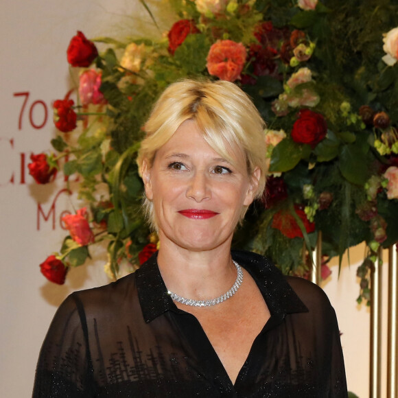 Maïtena Biraben à la 70ème édition du gala de la Croix Rouge monegasque à Monaco le 27 juillet 2018. © Dominique Jacovides/Bestimage