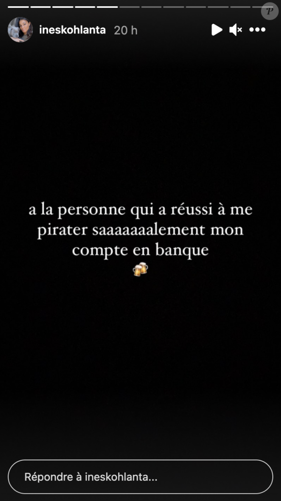 Inès Loucif (Koh-Lanta) révèle avoir été victime de vol directement sur son compte bancaire, sur Instagram.