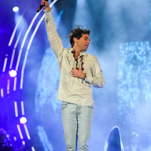 Mika en concert lors de la 70ème édition du festival de Sanremo, le 6 février 2020.