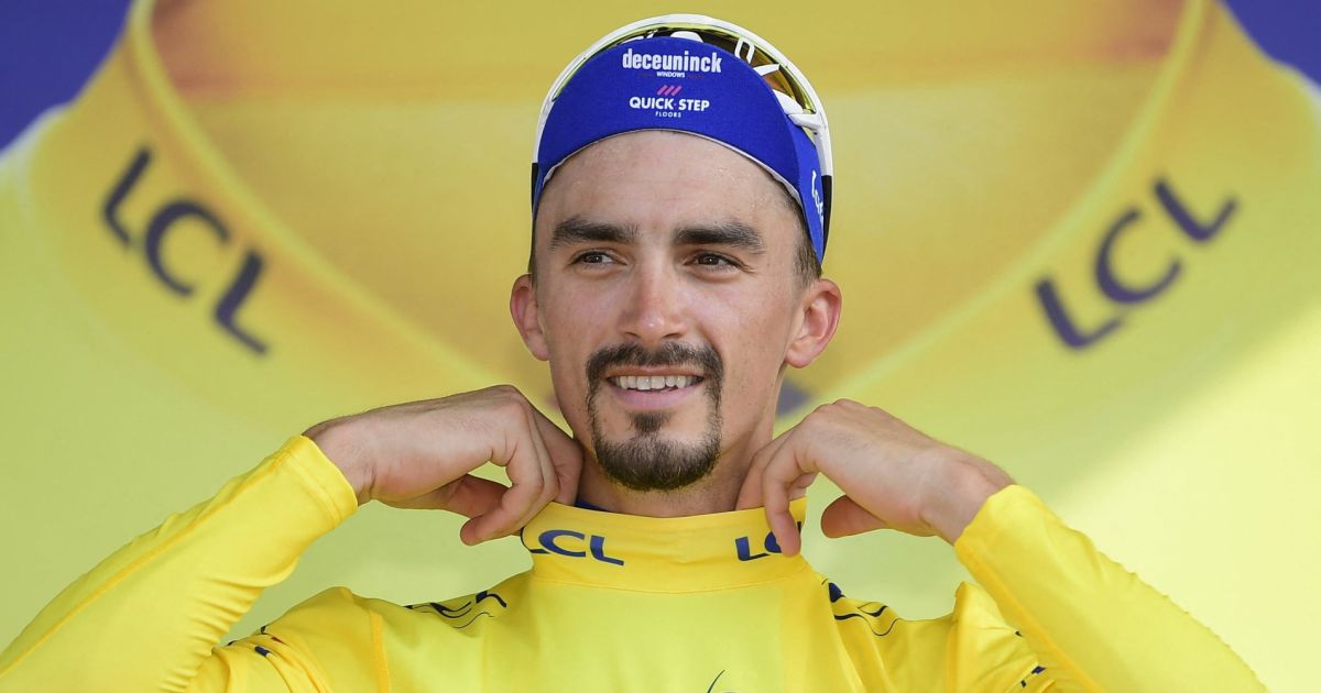 Julian Alaphilippe à Nîmes le 23 juillet 2019. © Vereecken ...