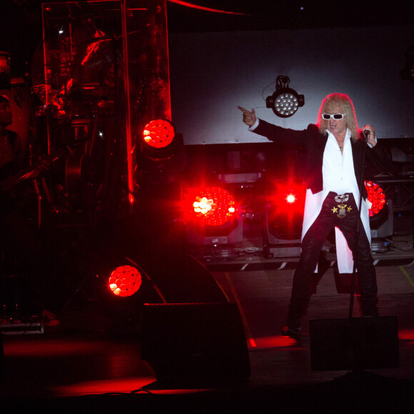 Michel Polnareff en concert aux Francofolies de Spa, en Belgique, le 19 juillet 2016.