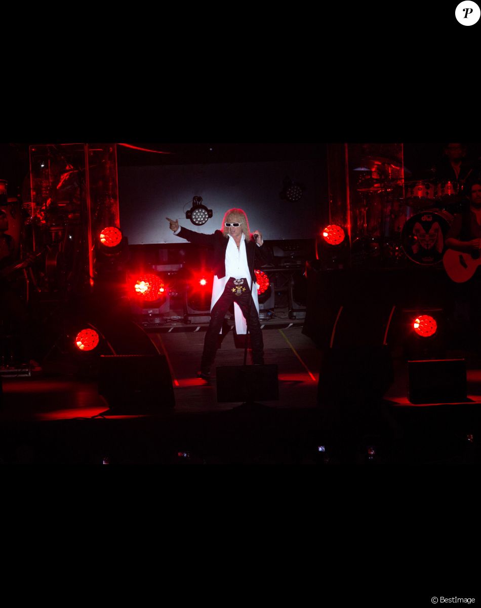 Michel Polnareff en concert aux Francofolies de Spa, en Belgique, le 19 juillet 2016.