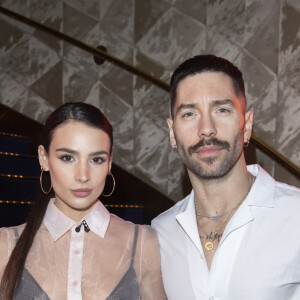 Jade Leboeuf et son mari Stéphane Rodrigues lors de la soirée de la grande finale du concours Top Model International au Lido à Paris, France, le 19 janvir 2020. 