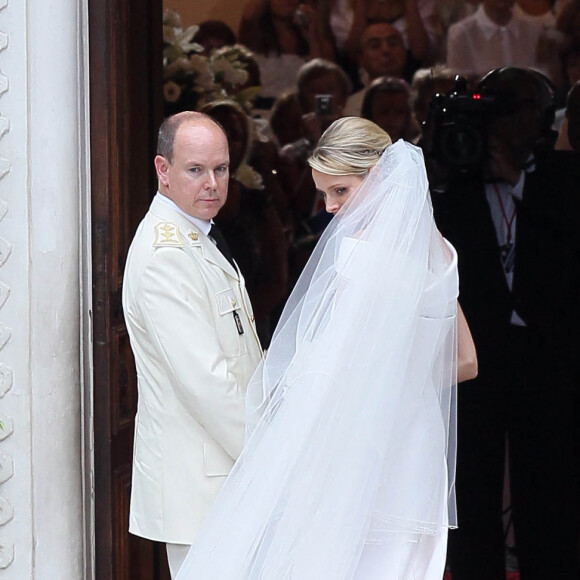 Mariage religieux du prince Albert de Monaco et Charlene Wittstock, le 2 juillet 2011.