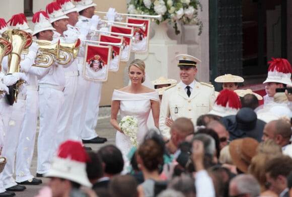 Mariage religieux du prince Albert de Monaco et Charlene Wittstock, le 2 juillet 2011.