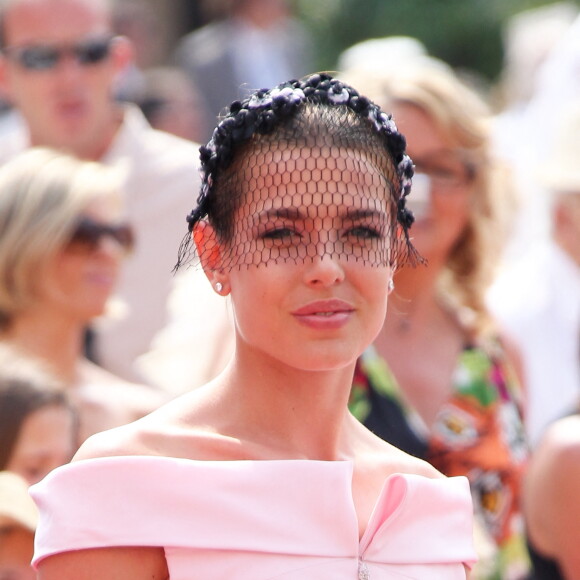 Charlotte Casiraghi -  Mariage religieux d'Albert et Charlene de Monaco, à Monaco, le 2 juillet 2011.