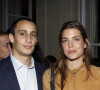Charlotte Casiraghi et son petit-ami Alex Dellal en soirée à Paris en 2011.