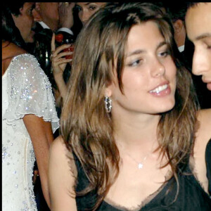 Charlotte Casiraghi et son petit-ami Alex Dellal fêtent les 45 ans de mode du créateur Valentino à Rome en 2007.
