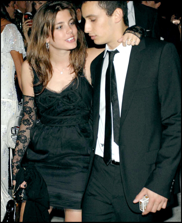 Charlotte Casiraghi et son petit-ami Alex Dellal fêtent les 45 ans de mode du créateur Valentino à Rome en 2007.