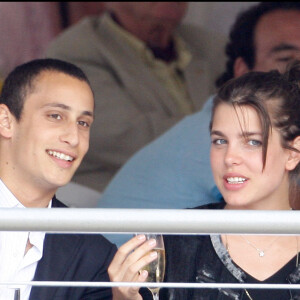 Charlotte Casiraghi et son petit-ami Alex Dellal au Jumping de Monte-Carlo en 2007.