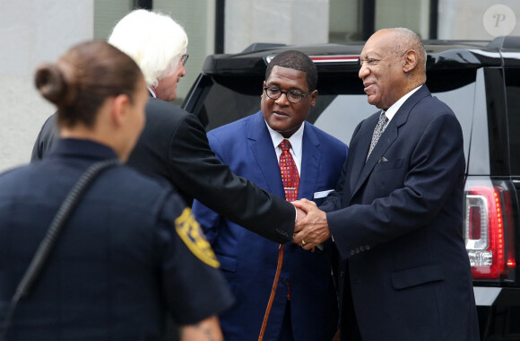 Bill Cosby arrive au tribunal Montgomery County House à Norristown le 22 août 2017.