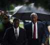 L'acteur Bill Cosby, reconnu coupable d'agression sexuelle, arrive au tribunal à Norristown, pour connaître la peine à laquelle il devra se soumettre. Le 25 septembre 2018