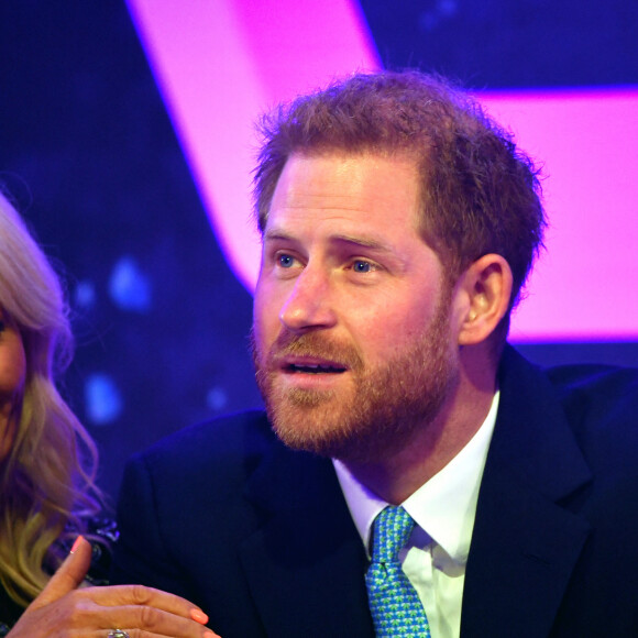 Le prince Harry, duc de Sussex, lors du "WellChild Awards" à l'hôtel Royal Lancaster à Londres. Le 15 octobre 2019