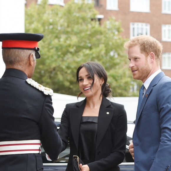 Le prince Harry, duc de Sussex et Meghan Markle, duchesse de Sussex arrivent à la soirée WellChild Awards à l'hôtel Royal Lancaster à Londres le 4 septembre 2018.