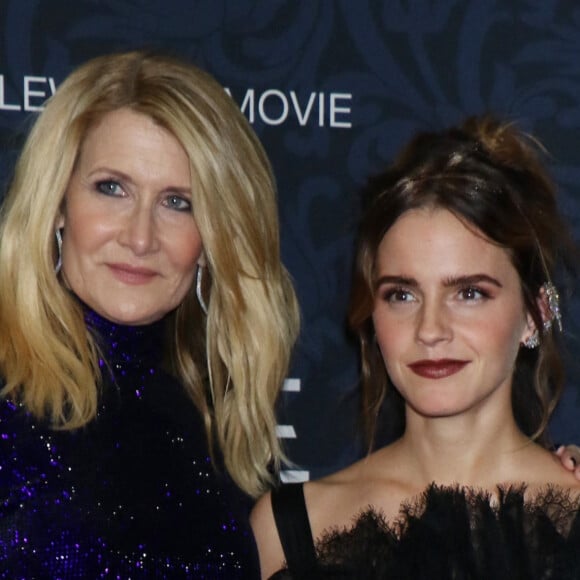 Laura Dern, Emma Watson - Première de "Little Women" au Musée d'Art moderne à New York, le 7 décembre 2019.