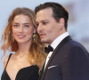 Amber Heard et son mari Johnny Depp - Première du film "Black Mass" lors du 72e festival du film de Venise (la Mostra), le 4 septembre 2015.