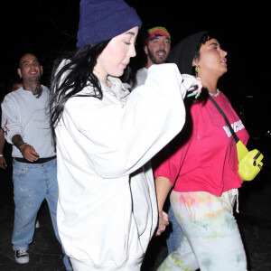 Demi Lovato et Noah Cyrus à la première de Space Jam au Six Flags Magic Mountain à Valencia, Los Angeles, Californie, Etats-Unis, le 29 juin 2021.