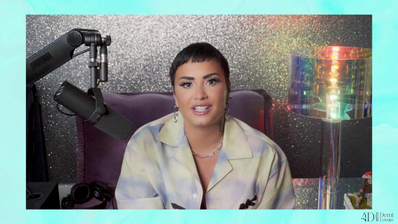 Demi Lovato affirme être non-binaire et adopte un pronom neutre, dans une vidéo postée sur Instagram. Los Angeles. Le 20 mai 2021.