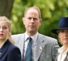 Le prince Edward, comte de Wessex, son épouse la comtesse Sophie de Wessex et leur fille Lady Louise Windsor lors du Royal Windsor Horse Show à Windsor le 3 juillet 2021.