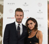 David Beckham et Victoria Beckham lors d'une nouvelle édition du Global Gift Gala à l'hôtel Corinthia à Londres, Royaume Uni, le 19 novembre 2016.