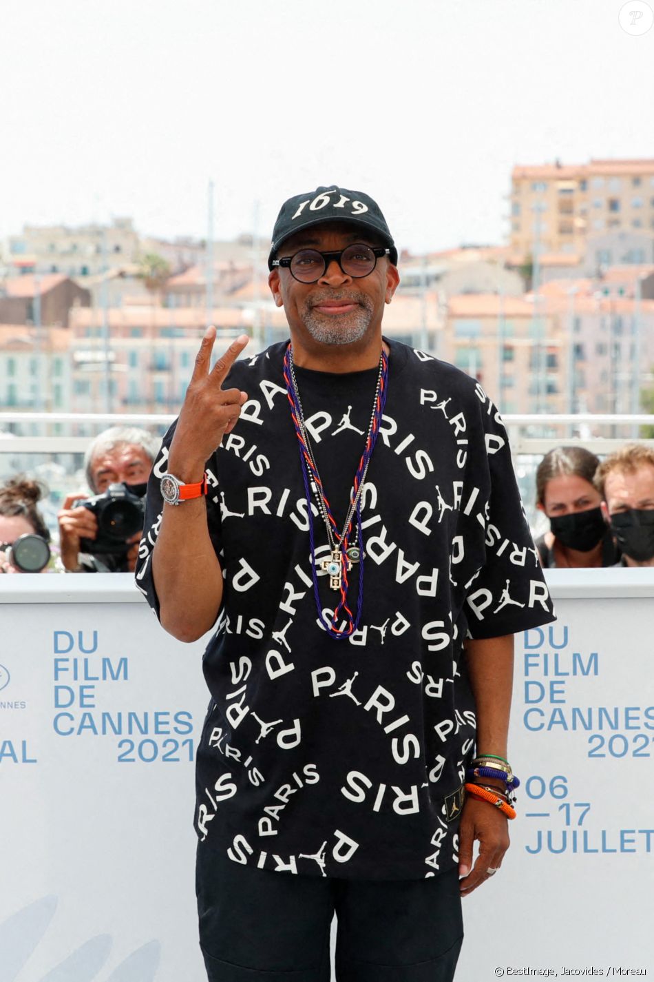 Spike Lee (Président du jury) au photocall du jury officiel du 74ème festival international du film de Cannes le 6 juillet 2021 © Jacovides / Moreau / Bestimage