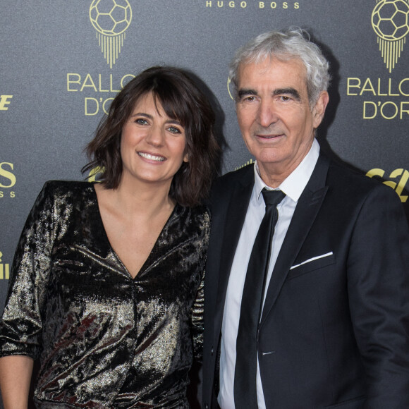 Raymond Domenech et sa femme Estelle Denis - Cérémonie du Ballon d'Or 2019 à Paris © Jeremy Melloul/Bestimage 