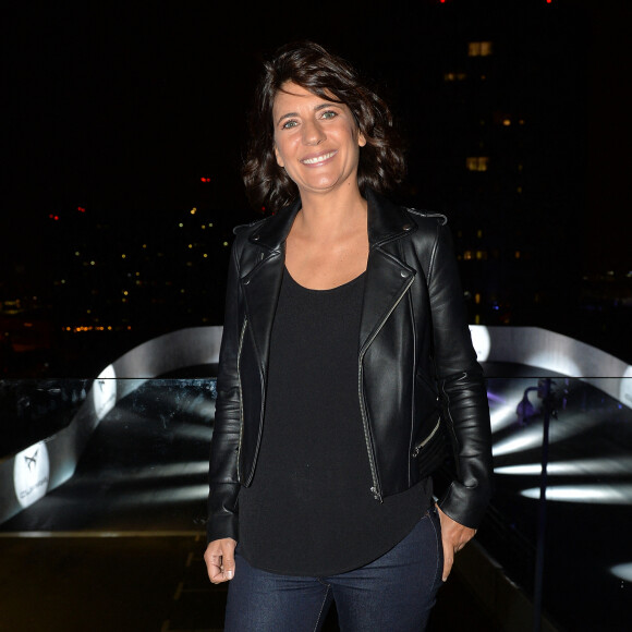 Exclusif - Estelle Denis - Cupra France inaugure son circuit automobile éphémère "The roof of driving experience" sur les toits de Paris le 25 septembre 2019. © Christophe Clovis - Veeren Ramsamy / Bestimage 