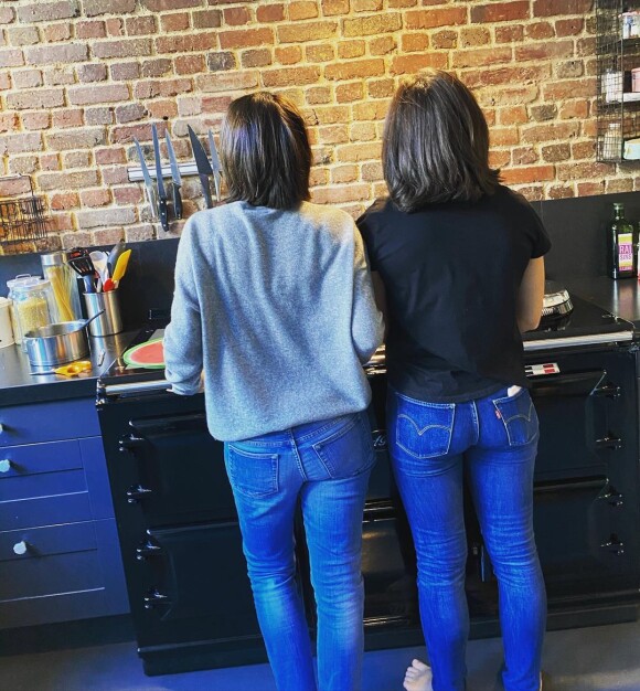 Estelle Denis et sa fille Victoire sur Instagram, novembre 2020