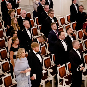 Le roi Willem-Alexander et la reine Maxima des Pays-Bas assistent au concert de l'Orchestre royal du Concertgebouw puis se sont rendus à la réception au Konzerthaus Berlin, dans le cadre de leur visite d'État en Allemagne. Berlin, le 6 juillet 2021.