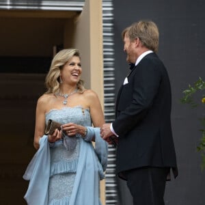 Le roi Willem-Alexander et la reine Maxima des Pays-Bas assistent au concert de l'Orchestre royal du Concertgebouw puis se sont rendus à la réception au Konzerthaus Berlin, dans le cadre de leur visite d'État en Allemagne. Berlin, le 6 juillet 2021.