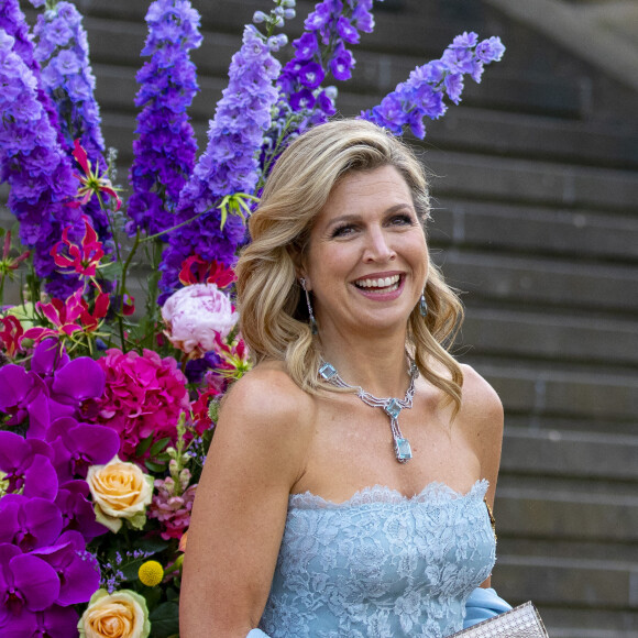 La reine Maxima des Pays-Bas au concert de l'Orchestre royal du Concertgebouw dans le cadre de sa visite d'État en Allemagne. Berlin, le 6 juillet 2021.