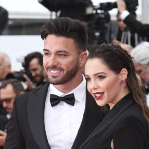 Nabilla Benattia (enceinte) et son mari Thomas Vergara - Montée des marches du film "A Hidden Life" lors du 72ème Festival International du Film de Cannes, le 19 mai 2019. 