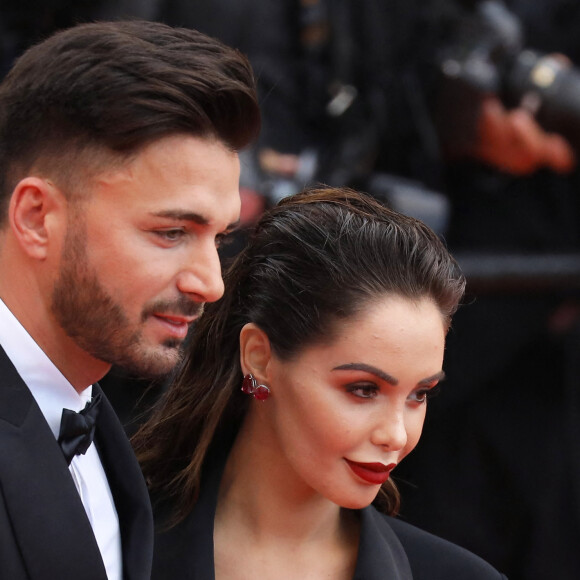 Thomas Vergara et sa femme Nabilla Benattia (enceinte) - Montée des marches du film "A Hidden Life" lors du 72ème Festival International du Film de Cannes. Le 19 mai 2019 © Jacovides-Moreau / Bestimage 