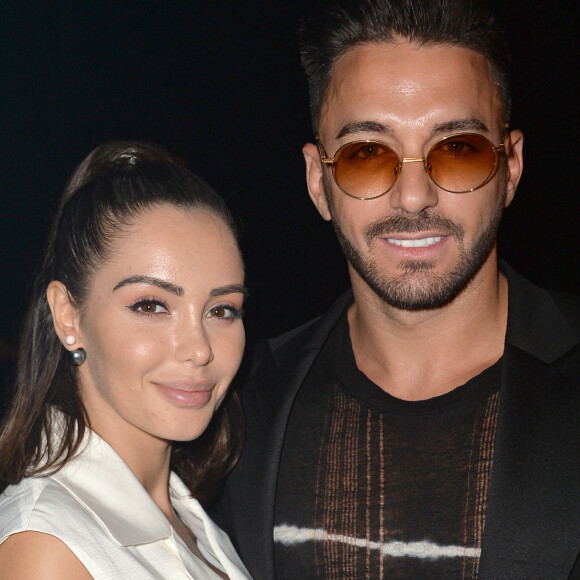 Nabilla Benattia (enceinte) et son mari Thomas Vergara au photocall de l'after party "Magnum x Rita Ora" sur la plage privée Magnum lors du 72ème Festival International du Film de Cannes, France. © Veeren/Bestimage 