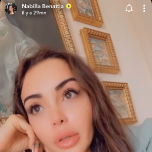 Nabilla s'exprime sur Snapchat après avoir été cambriolée le jour de son mariage à Chantilly.
