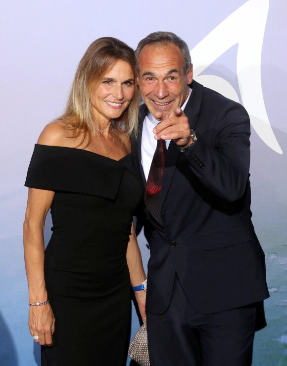 Mike Horn et sa compagne lors du photocall du gala "Monte-Carlo Gala for Planetary Health" organisé par la Fondation Prince Albert II de Monaco le 24 septembre 2020. 