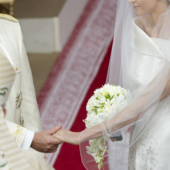 Mariage religieux du prince Albert et Charlene Wittstock à Monaco, le 2 juillet 2011.